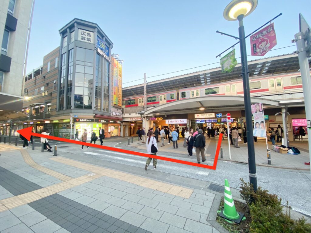 自由が丘駅 正面口からの道のり