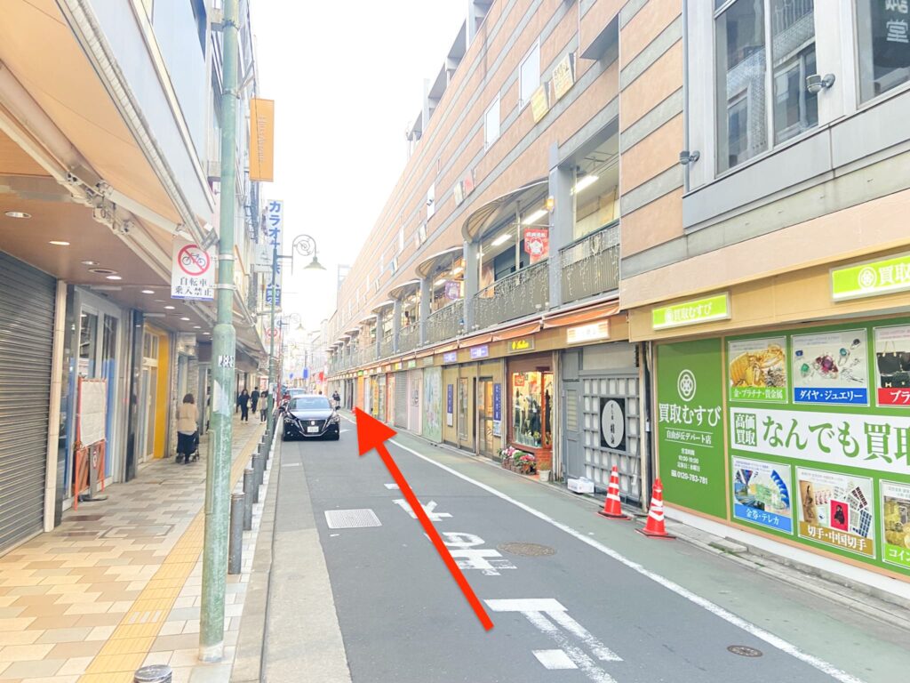 自由が丘駅 正面口からの道のり